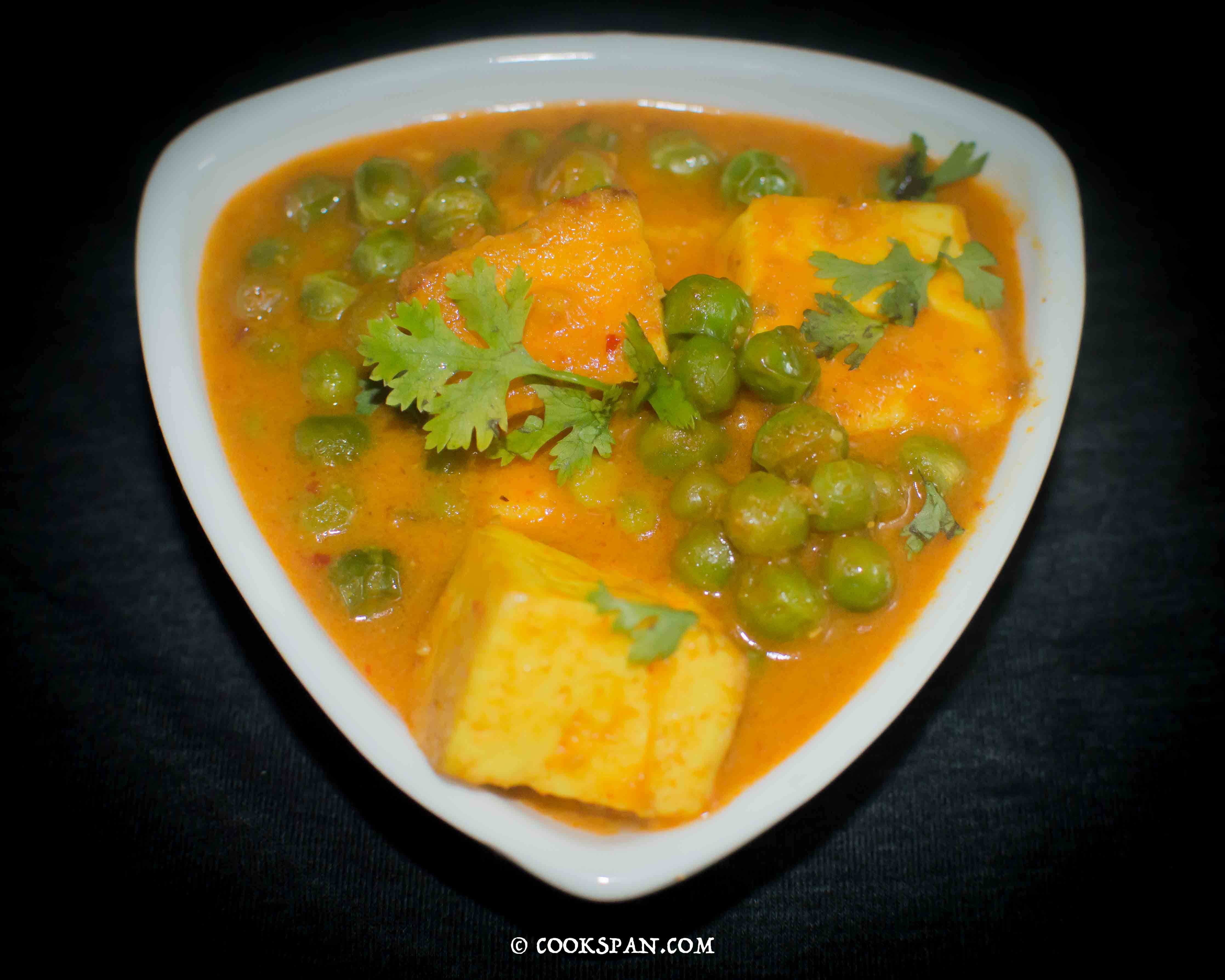 Mutter Paneer (no Onion no Garlic)