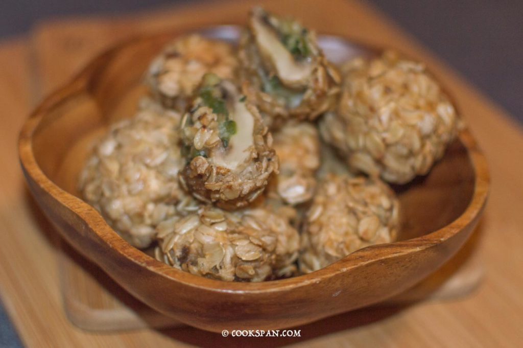Veggie Stuffed Mushroom Nuggets