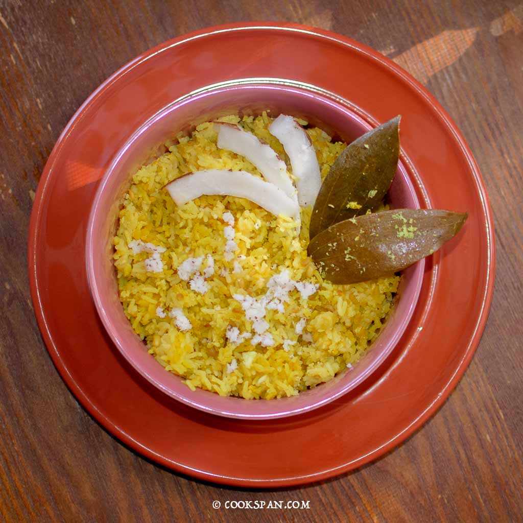 Mitha Khechudi or Sweet Khichdi