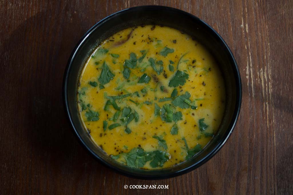 Plain Kadhi with Potatoes