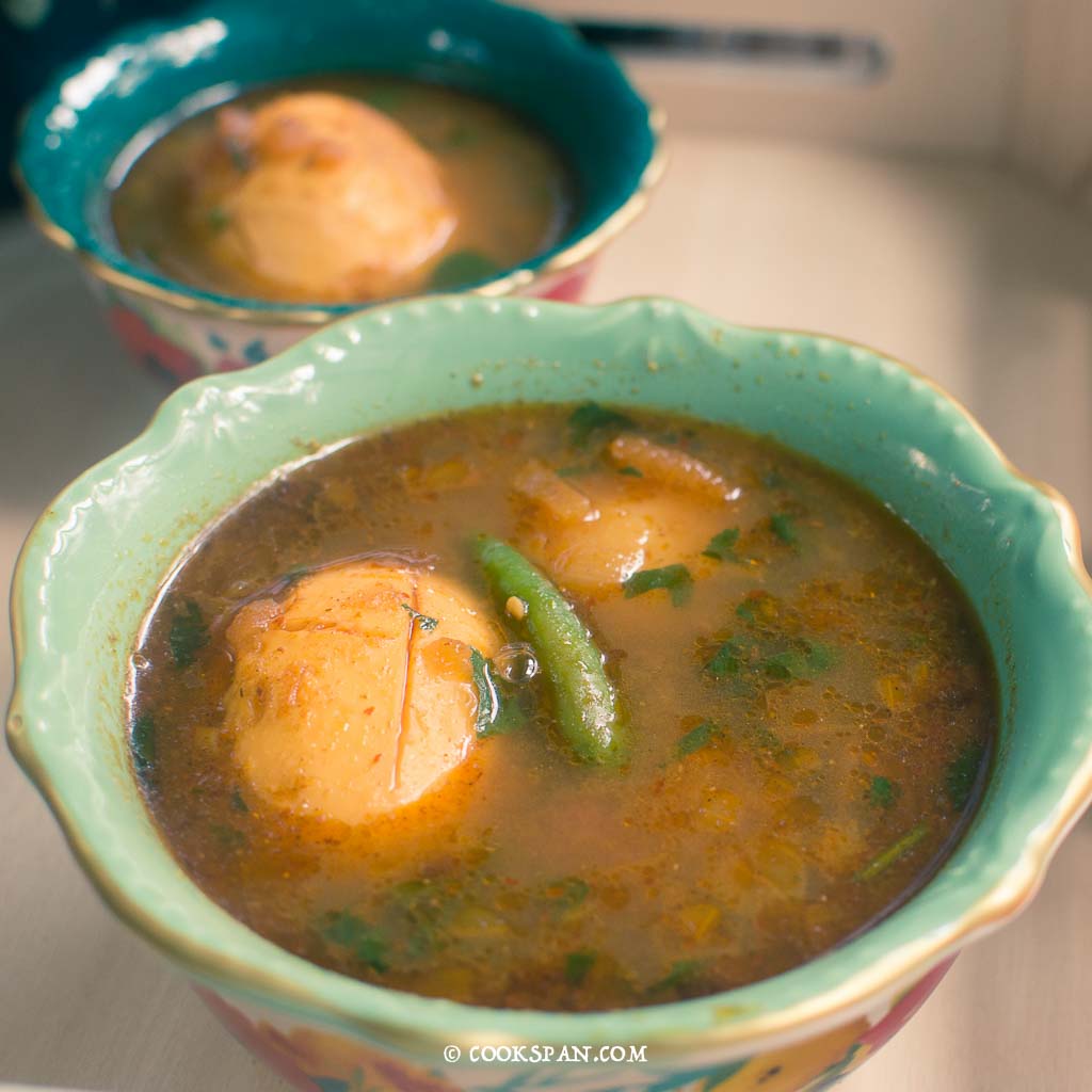 Egg and Potatoes Served