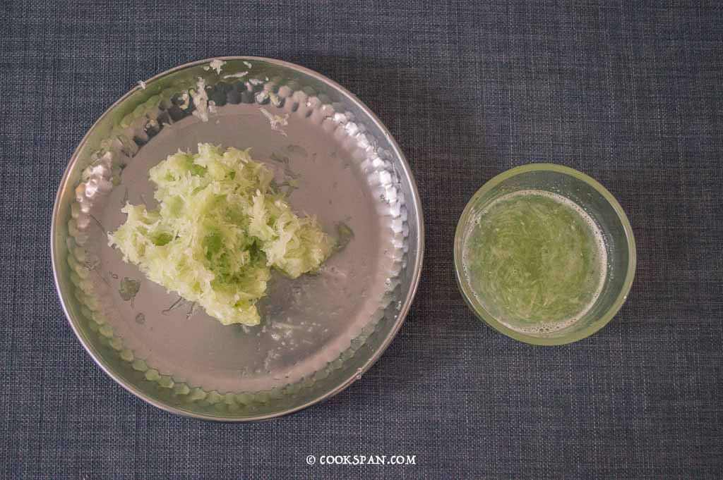 Squeezing the excess water