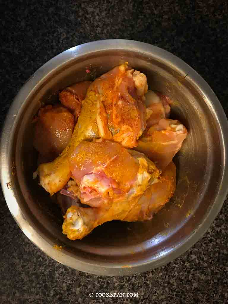Marinated chicken