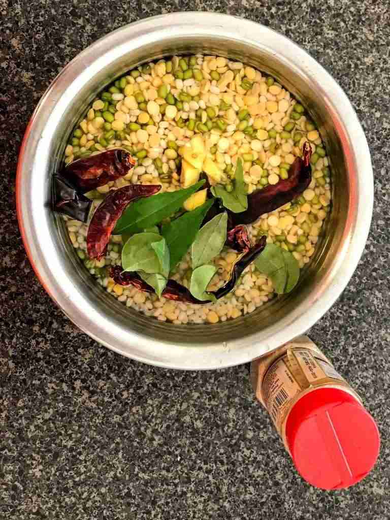 Ingredients for grinding bater