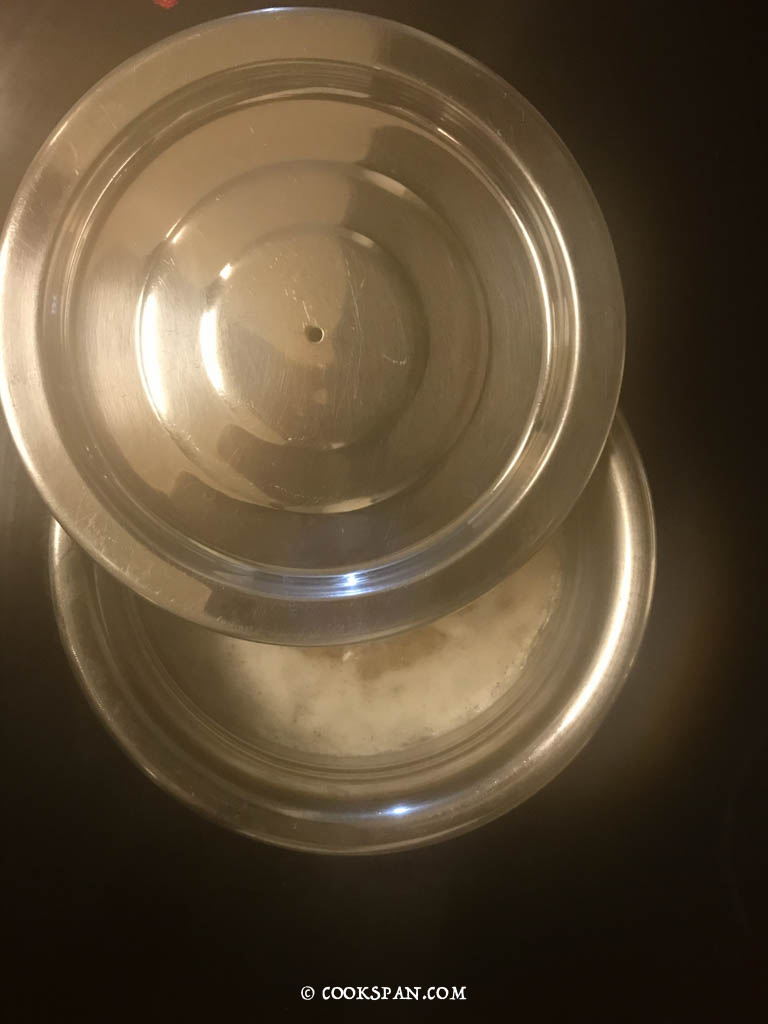 Boiling the Channa Dal