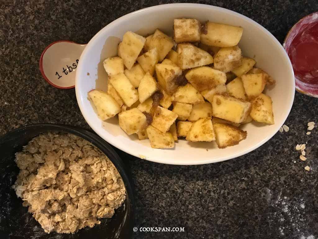 The filling and topping