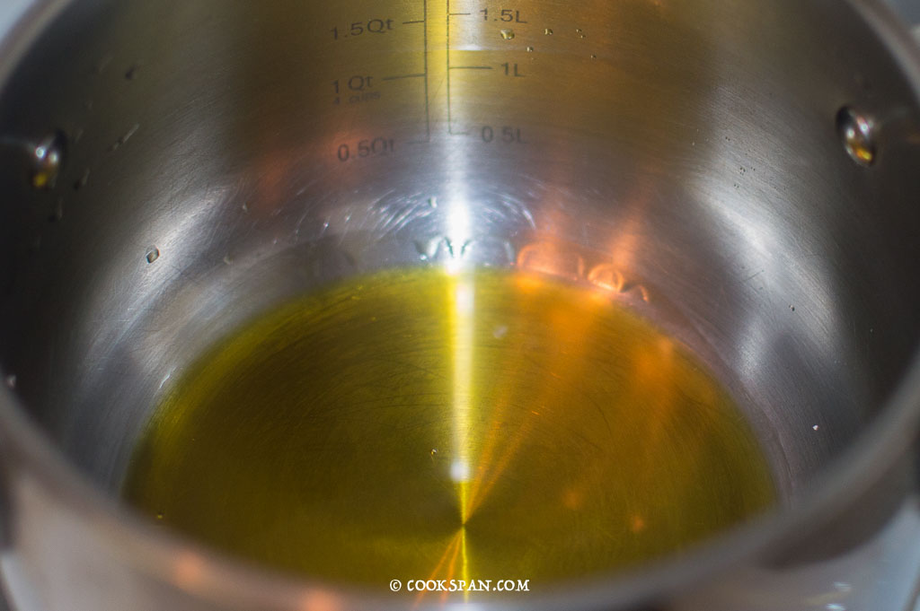 Adding the Mustard Oil