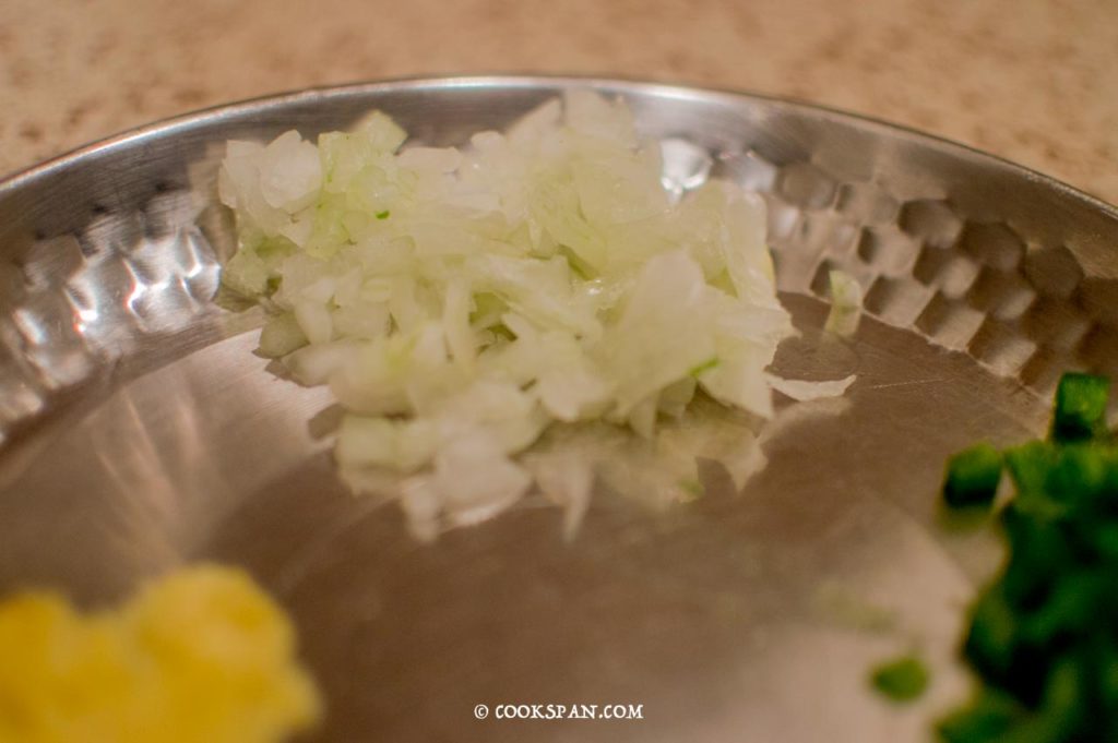 Finely Chopped Onions
