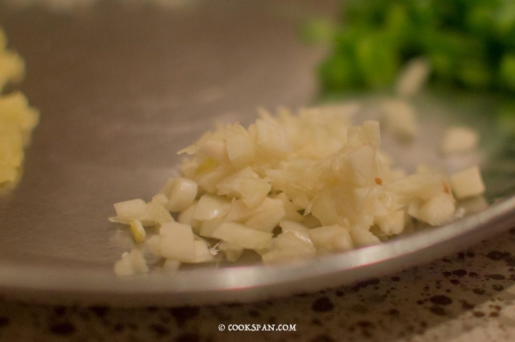 Finely chopped Garlic