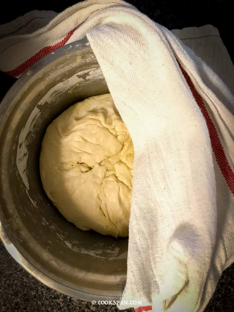 Dough after rise