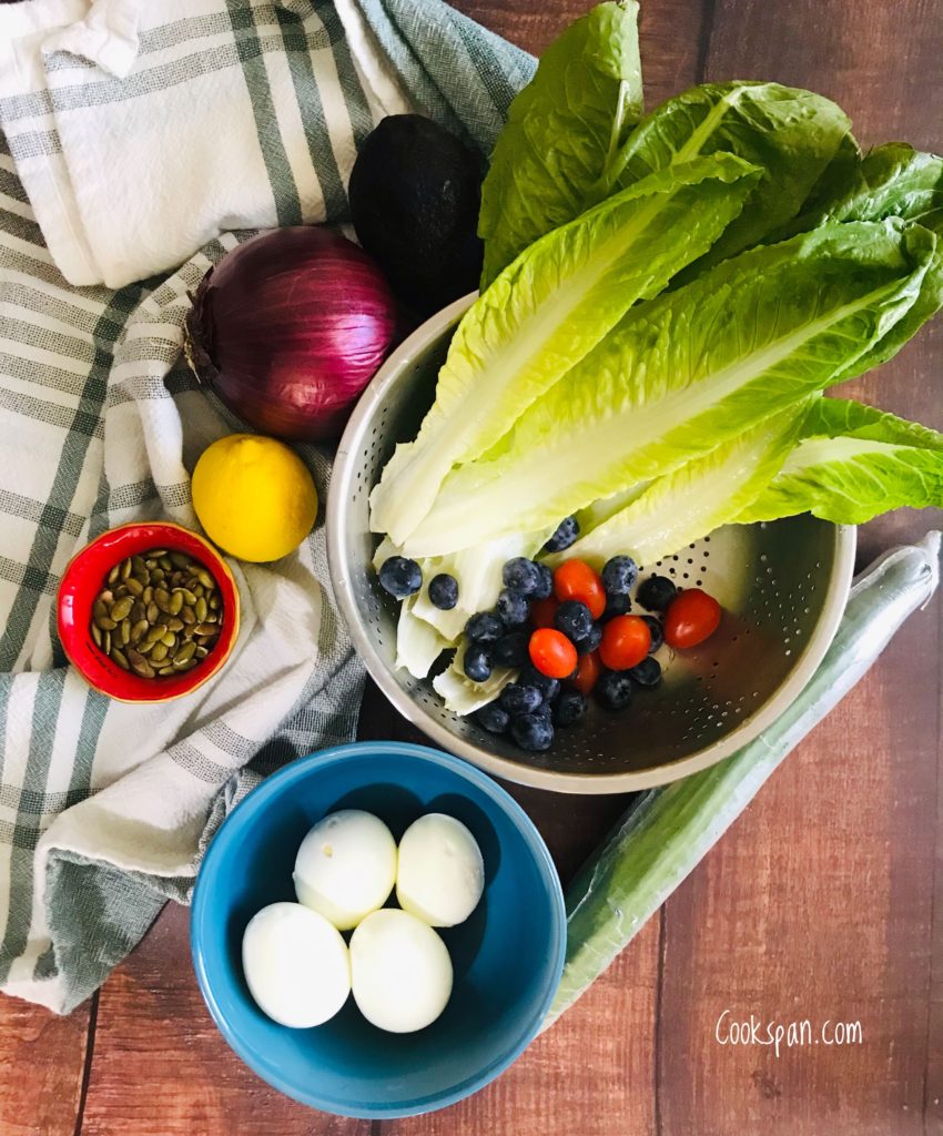 Spring Egg Salad Ingredients